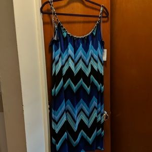 Black and Blue NWT Tank Dress